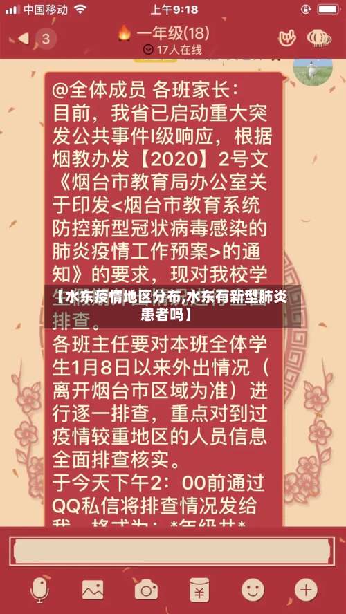 【水东疫情地区分布,水东有新型肺炎患者吗】-第1张图片