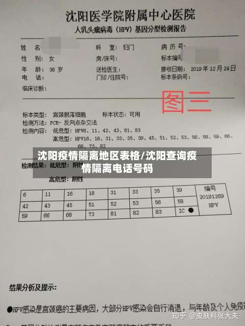 沈阳疫情隔离地区表格/沈阳查询疫情隔离电话号码-第1张图片