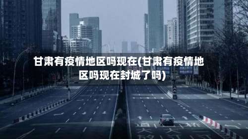 甘肃有疫情地区吗现在(甘肃有疫情地区吗现在封城了吗)-第3张图片