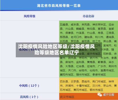 沈阳疫情风险地区等级/沈阳疫情风险等级地区名单辽宁-第2张图片