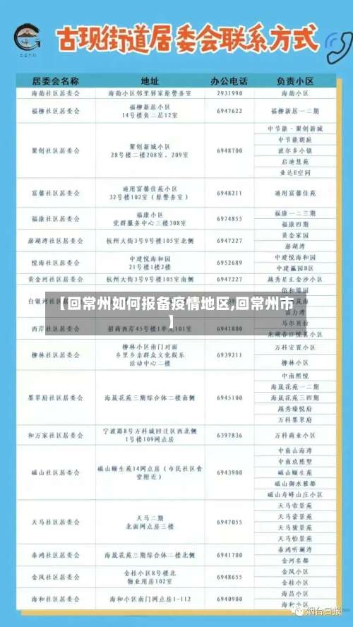 【回常州如何报备疫情地区,回常州市】-第2张图片
