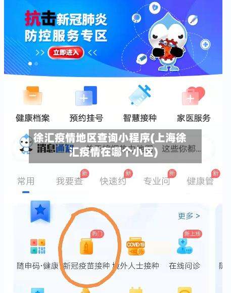 徐汇疫情地区查询小程序(上海徐汇疫情在哪个小区)-第3张图片
