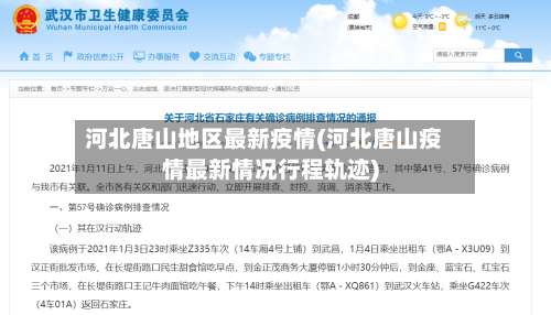 河北唐山地区最新疫情(河北唐山疫情最新情况行程轨迹)-第1张图片