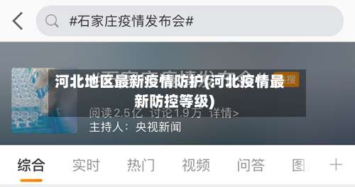 河北地区最新疫情防护(河北疫情最新防控等级)-第1张图片