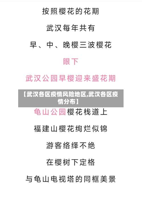 【武汉各区疫情风险地区,武汉各区疫情分布】-第2张图片