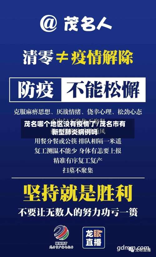 茂名哪个地区没有疫情了/茂名市有新型肺炎病例吗-第1张图片