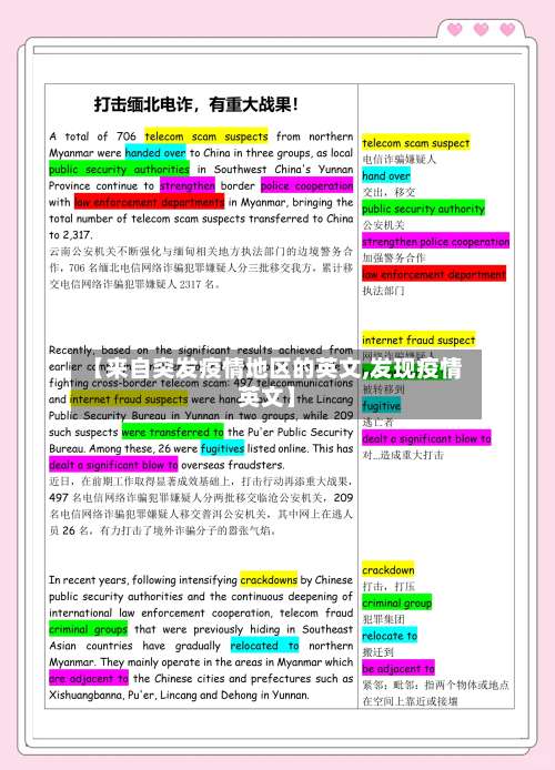 【来自突发疫情地区的英文,发现疫情英文】-第1张图片