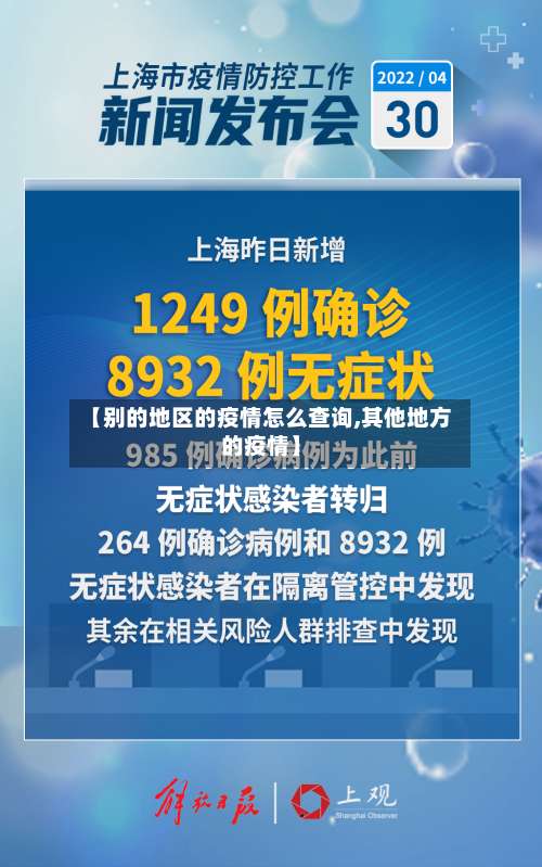【别的地区的疫情怎么查询,其他地方的疫情】-第1张图片
