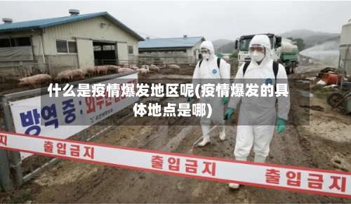 什么是疫情爆发地区呢(疫情爆发的具体地点是哪)-第2张图片