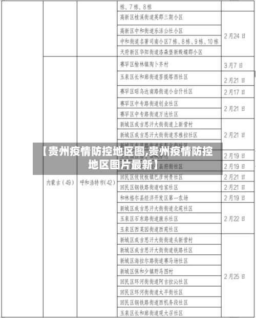 【贵州疫情防控地区图,贵州疫情防控地区图片最新】-第1张图片