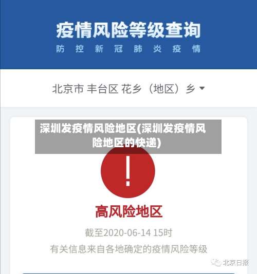 深圳发疫情风险地区(深圳发疫情风险地区的快递)-第1张图片