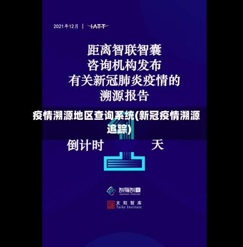 疫情溯源地区查询系统(新冠疫情溯源追踪)-第3张图片