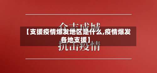 【支援疫情爆发地区是什么,疫情爆发各地支援】-第3张图片