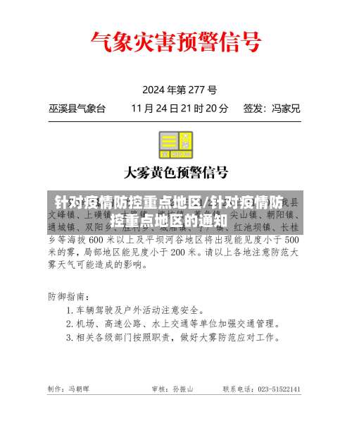 针对疫情防控重点地区/针对疫情防控重点地区的通知-第1张图片