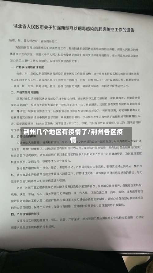 荆州几个地区有疫情了/荆州各区疫情-第1张图片