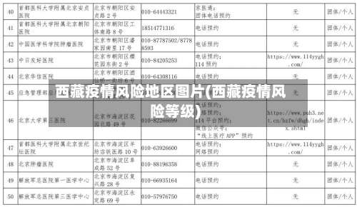 西藏疫情风险地区图片(西藏疫情风险等级)-第2张图片