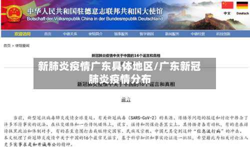 新肺炎疫情广东具体地区/广东新冠肺炎疫情分布-第3张图片