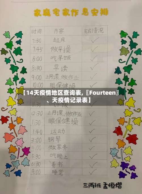 【14天疫情地区查询表,〖Fourteen〗	、天疫情记录表】-第1张图片