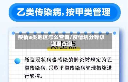 疫情a类地区怎么查询/疫情划分等级哪里查询-第3张图片