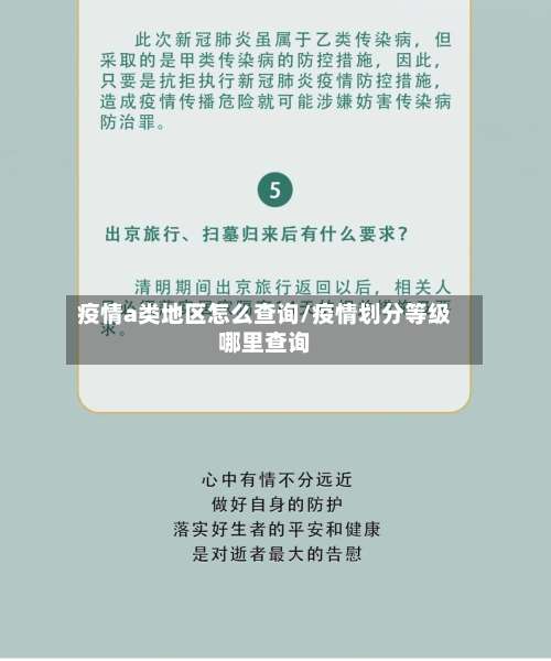 疫情a类地区怎么查询/疫情划分等级哪里查询-第2张图片