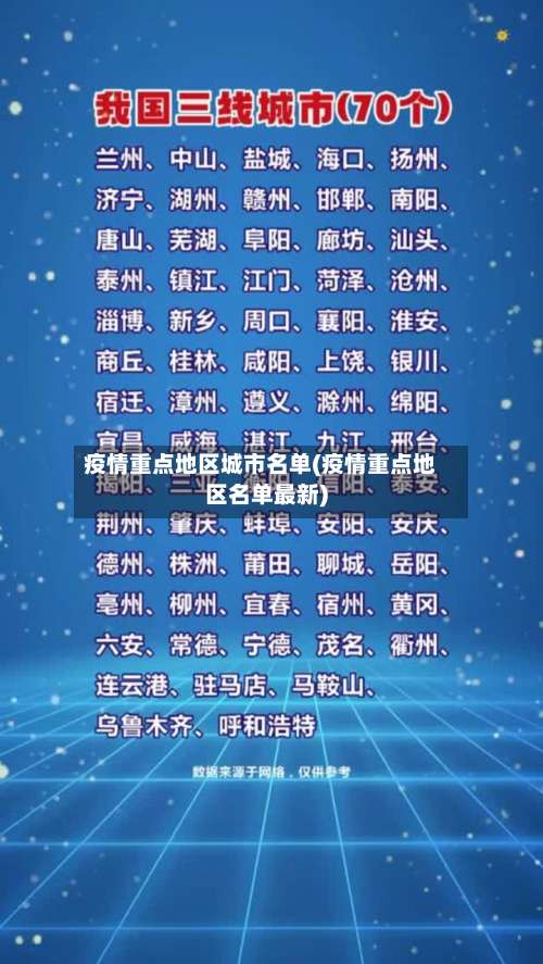 疫情重点地区城市名单(疫情重点地区名单最新)-第2张图片