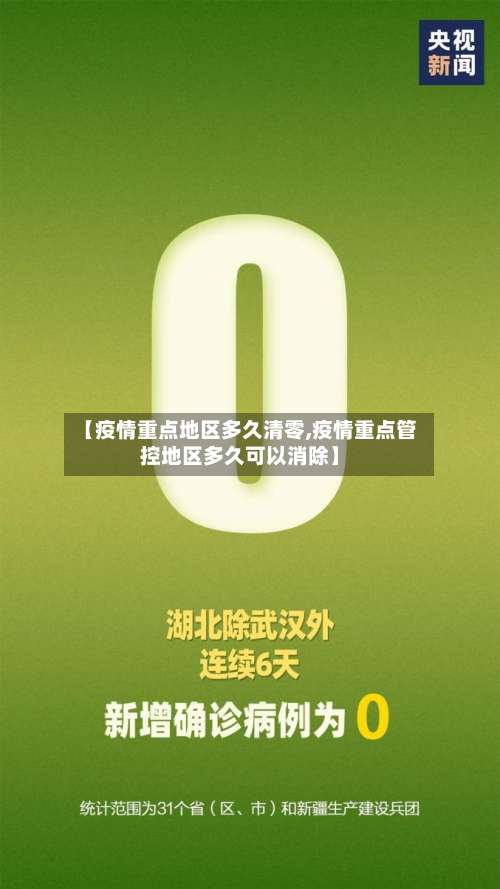 【疫情重点地区多久清零,疫情重点管控地区多久可以消除】-第3张图片