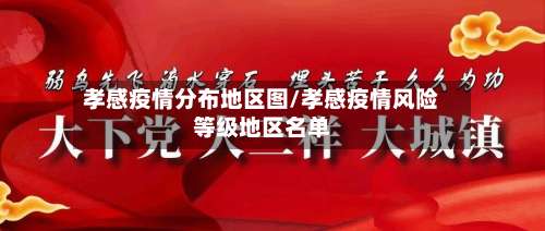 孝感疫情分布地区图/孝感疫情风险等级地区名单-第1张图片