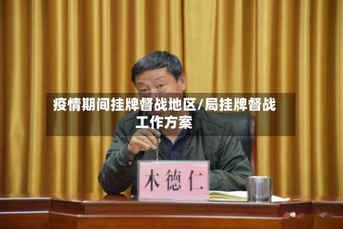 疫情期间挂牌督战地区/局挂牌督战工作方案-第2张图片