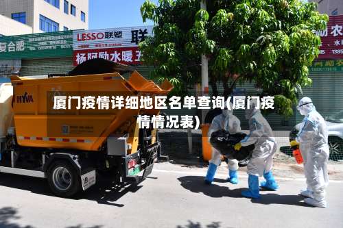 厦门疫情详细地区名单查询(厦门疫情情况表)-第1张图片