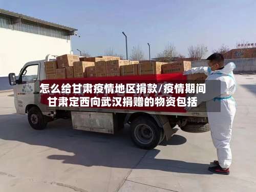 怎么给甘肃疫情地区捐款/疫情期间甘肃定西向武汉捐赠的物资包括-第1张图片