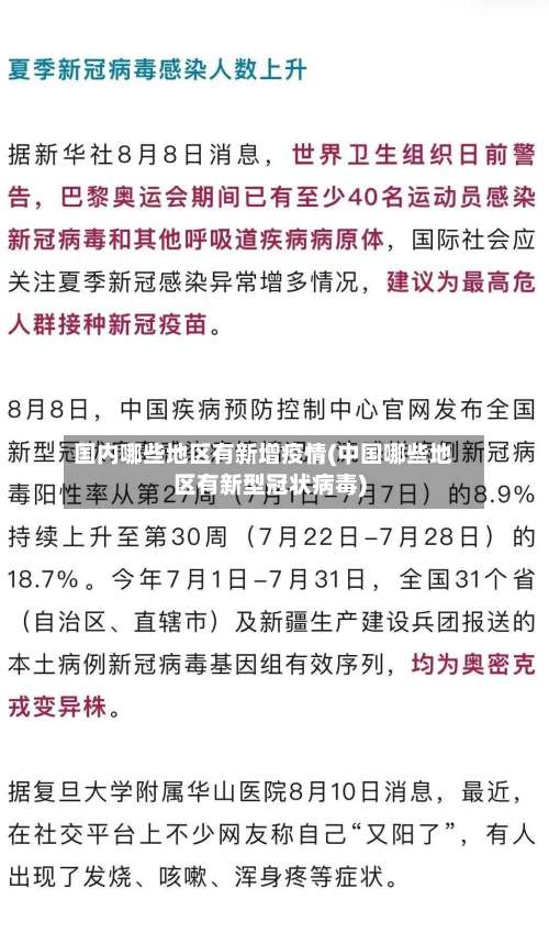 国内哪些地区有新增疫情(中国哪些地区有新型冠状病毒)-第3张图片