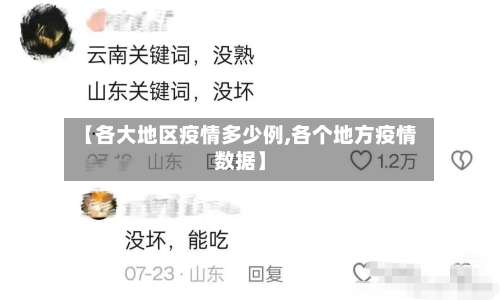 【各大地区疫情多少例,各个地方疫情数据】-第1张图片