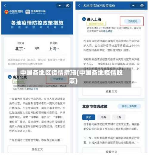 中国各地区疫情措施(中国各地疫情政策)-第3张图片