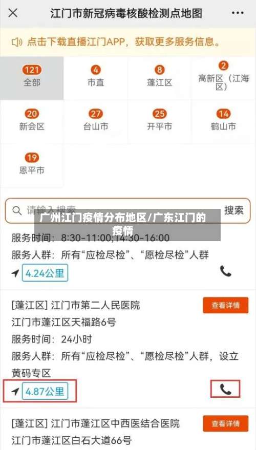 广州江门疫情分布地区/广东江门的疫情-第1张图片