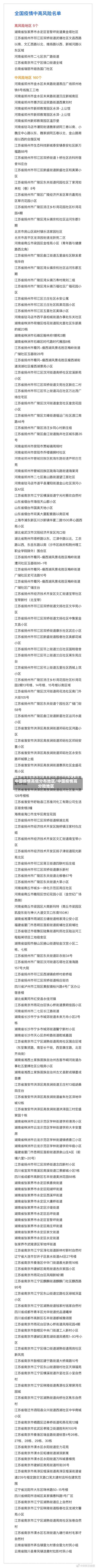 中国疫情高低分布地区/中国疫情高分险地区-第1张图片