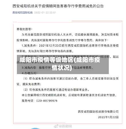 咸阳市疫情等级地区(咸阳市疫情状况)-第1张图片