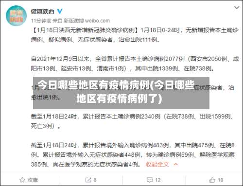 今日哪些地区有疫情病例(今日哪些地区有疫情病例了)-第2张图片