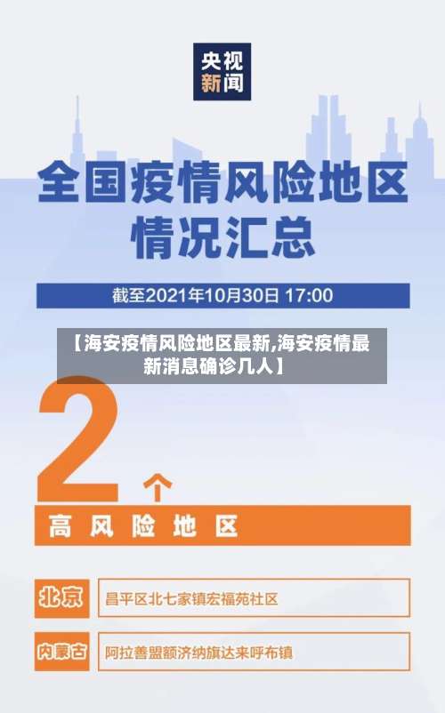 【海安疫情风险地区最新,海安疫情最新消息确诊几人】-第2张图片