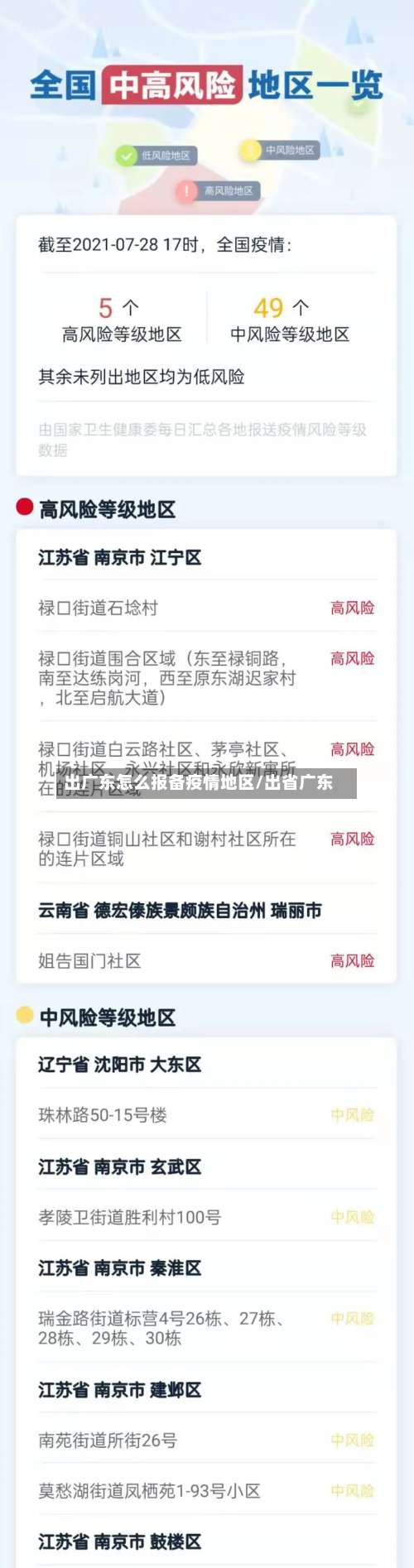 出广东怎么报备疫情地区/出省广东-第2张图片