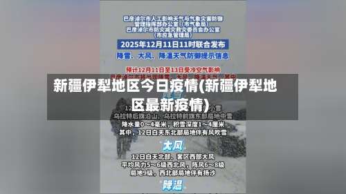 新疆伊犁地区今日疫情(新疆伊犁地区最新疫情)-第1张图片