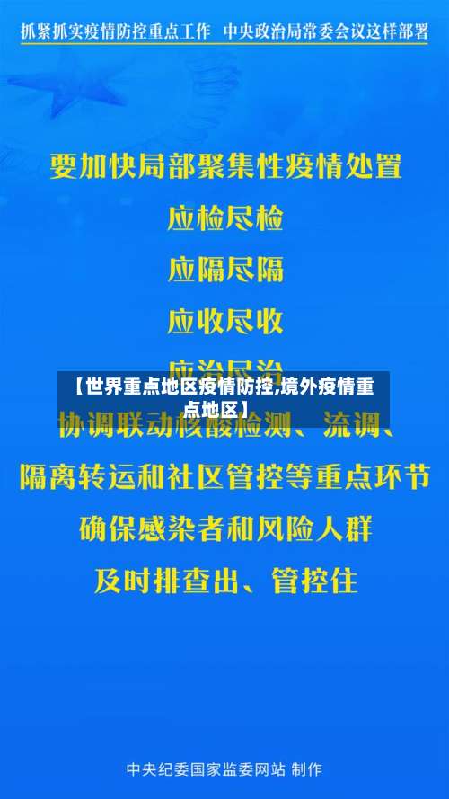 【世界重点地区疫情防控,境外疫情重点地区】-第1张图片