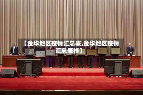 【金华地区疫情汇总表,金华地区疫情汇总表格】-第1张图片