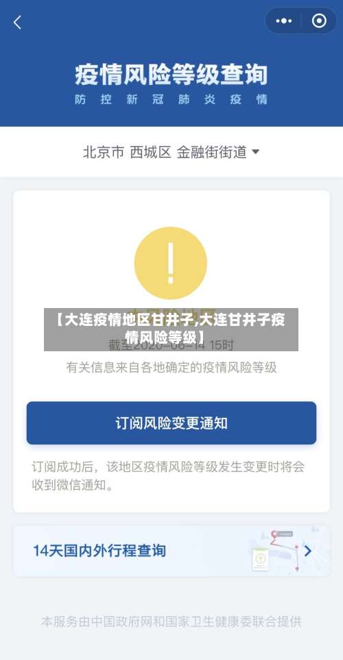 【大连疫情地区甘井子,大连甘井子疫情风险等级】-第1张图片