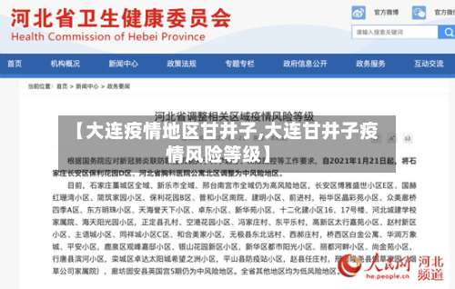 【大连疫情地区甘井子,大连甘井子疫情风险等级】-第2张图片