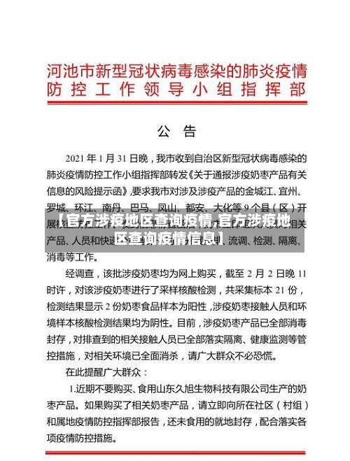 【官方涉疫地区查询疫情,官方涉疫地区查询疫情信息】-第1张图片