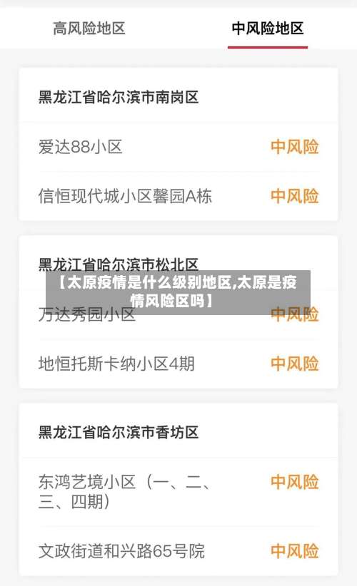 【太原疫情是什么级别地区,太原是疫情风险区吗】-第1张图片
