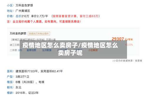 疫情地区怎么卖房子/疫情地区怎么卖房子呢-第2张图片