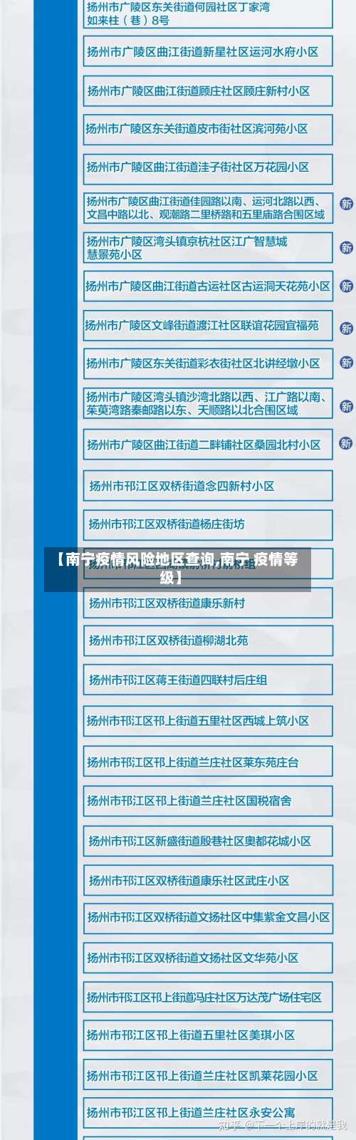 【南宁疫情风险地区查询,南宁 疫情等级】-第1张图片