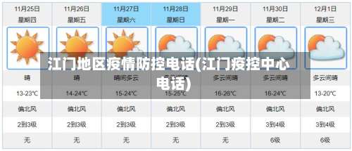 江门地区疫情防控电话(江门疫控中心电话)-第2张图片
