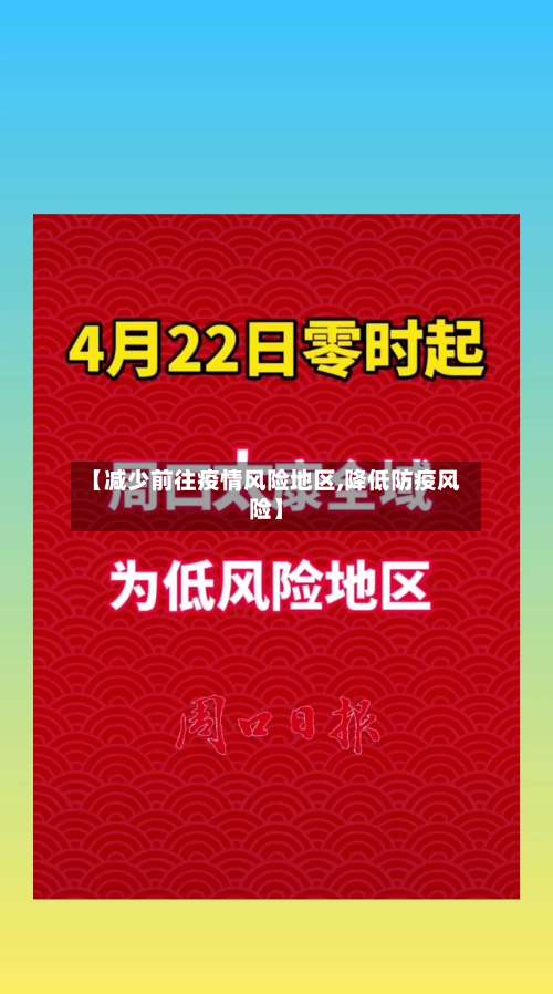 【减少前往疫情风险地区,降低防疫风险】-第1张图片